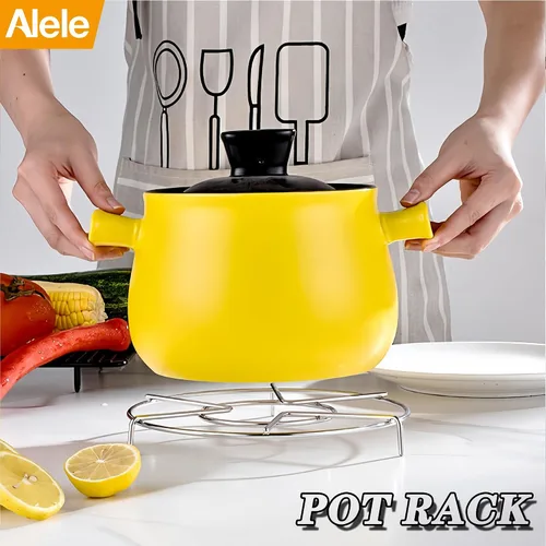 Vista 3 de Alele - 3 estantes de vapor, salvamanteles altos de acero inoxidable de 5.5 pulgadas para olla a presión eléctrica