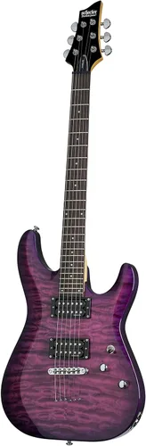 Vista 4 de Schecter C-6 Plus Guitarra eléctrica de cuerpo sólido, EM