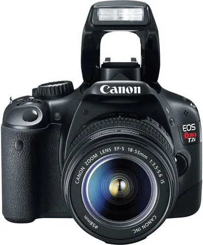 Vista 4 de Canon EOS Rebel T2i 18 MP CMOS APS-C cámara digital SLR con pantalla LCD de 3 pulgadas.