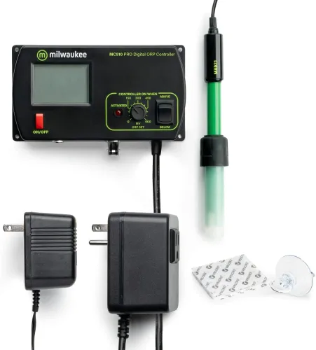 Vista 3 de Milwaukee Controlador MC510 ORP con kit de montaje, +/- 1000 mV, +/-5 mV Precisión