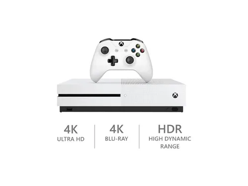 Vista 2 de Microsoft - Xbox One S 500GB Console - White - ZQ9-00028 (Renewed)