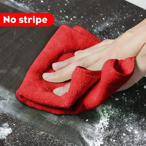 Vista 2 de Paños de limpieza de microfibra, 8 unidades, los mejores productos de limpieza reutilizables, primera toalla suave de colores brillantes, adecuada