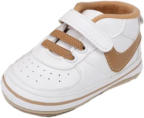 Vista 6 de Clowora Unsex - Zapatos de bebé para niños y niñas, tenis antideslizantes con suela de goma suave, zapatos ligeros