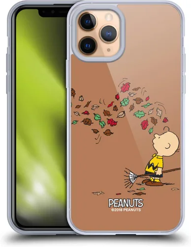 Vista 203 de Head Case Designs Funda de gel suave con licencia oficial de Peanuts Autumn Charlie Brown compatible con Apple iPhone 7 Plus/iPhone 8 Plus