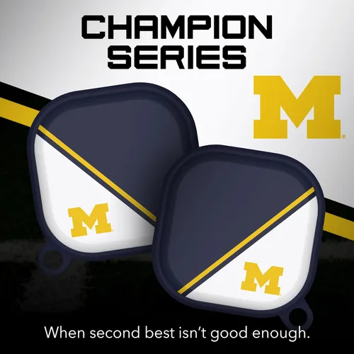 Vista 2 de Affinity Bands Michigan Wolverines Champion Series HDX - Funda compatible con Samsung Galaxy Buds Pro