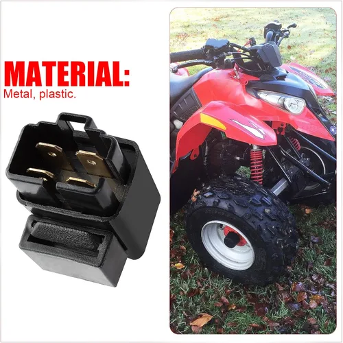 Vista 5 de Solenoide de relé de arranque compatible con Yamaha Grizzly Kodiak Moto-4 Raptor Razz Terrapro Trailway Timberwolf V-max Vino Warrior Wolverine