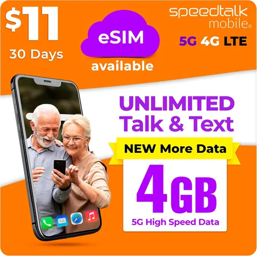 Vista 11 de Tarjeta SIM prepago de $5 - Plan de valor superior para teléfonos inteligentes y teléfonos celulares 100 minutos, 100 textos, datos de 100 MB