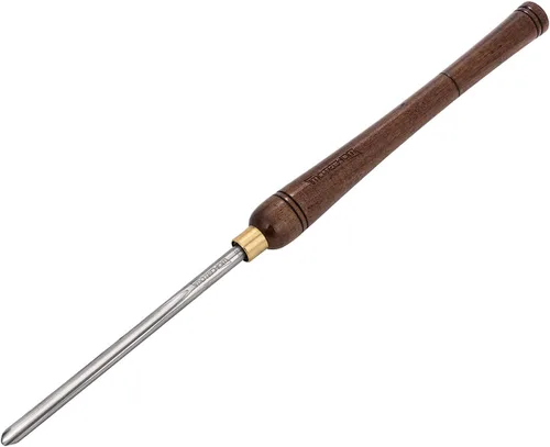 Vista 8 de Gubia de Cuenco HSS de 1/2 pulgadas para Torno, Herramientas de Torneado de Madera con Caja de Plástico Redonda y Bolsa Colgante