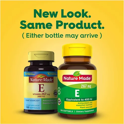 Vista 7 de Nature Made Vitamina E 400 UI cápsulas blandas 100 ea (paquete de 2)