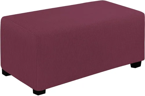 Vista 79 de Easy-Going Funda Elástica para Otomana Taburete de Almacenamiento Plegable Protector de Muebles Funda Rectangular Suave con Parte Inferior Elástica