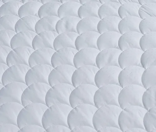 Vista 3 de Blue Ridge Home Fashions Protector de colchón impermeable tamaño California King, 350 hilos, transpirable, 100% algodón, acolchado superior que se