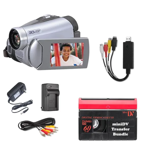 Vista 5 de Tech Collector 8 mm, Digital8, y Hi8 Kit de Transferencia para Digitalizar Cintas de 8 mm y Convertir 8 mm a DVD, Incluye Videocámara y Adaptador USB