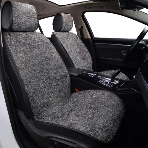 Vista 3 de Fundas de asiento de coche para 5 asientos, juego completo de cojín, ajuste universal para Toyota Dodge BMW, Nissan, Honda, Jeep, todos los sedán