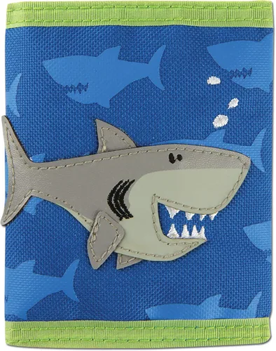 Vista 27 de Stephen Joseph, Billetera unisex para niños y niñas con diseños de apliques, cartera serigrafiada con bolsillo para monedas con cremallera, avión