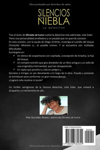 Vista 2 de SILENCIOS DE NIEBLA (Trilogía LA DETECTIVE, libro 2 - Novela negra y thriller policiaco superadictivo, repleto de suspense, misterio y acción)