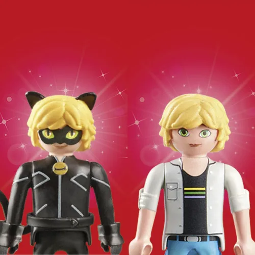 Vista 8 de Playmobil Miraculous: Adrien & Cat Noir