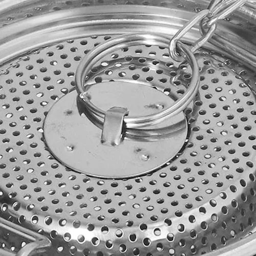 Vista 9 de Bolsa de condimentos de acero inoxidable, coladores y filtros de té, infusor de té, filtro multiusos, colador de condimentos, colador de condimentos