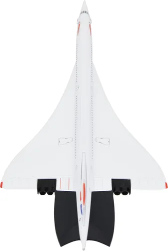 Vista 6 de TANG DYNASTY 1:200 Concorde British Airways Modelo de avión de metal modelo de avión de juguete