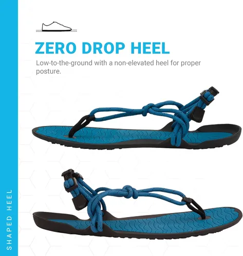Vista 3 de Xero Shoes Sandalias de playa descalzas para hombre Aqua Cloud Sandalias de agua y senderismo para hombres Sandalias deportivas minimalistas