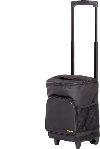 Vista 7 de Carrito inteligente con función de refrigeración ultra compacto con ruedas - Bolsa enfriadora plegable aislada - Enfriador de viaje plegable para 36