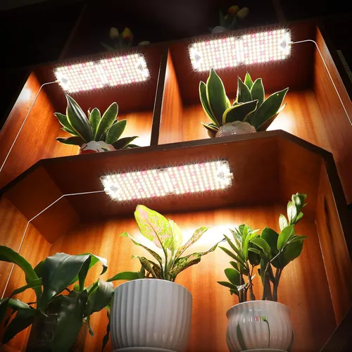 Vista 7 de 3 paquetes de luces de cultivo de panel ultradelgado 2025 para inicio de semillas, vegetales, invernadero y plantas bajo gabinete y estante
