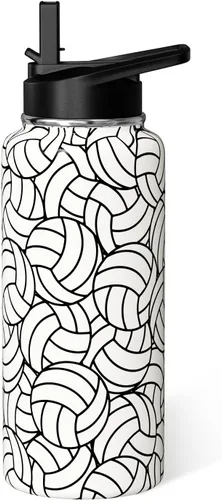 Vista 11 de Botella de Agua de Béisbol 18oz Botellas de Agua Deportivas Aisladas Regalos de Béisbol para Hombres Mujeres Regalo para Entrenador Amantes