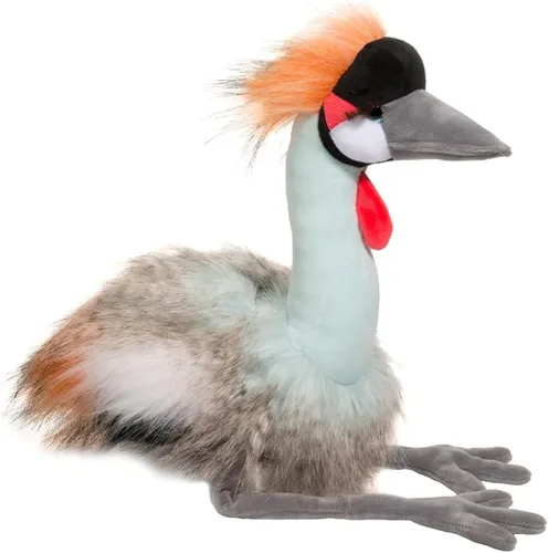Vista 7 de Douglas Nia African Crowned Crane - Peluche de peluche