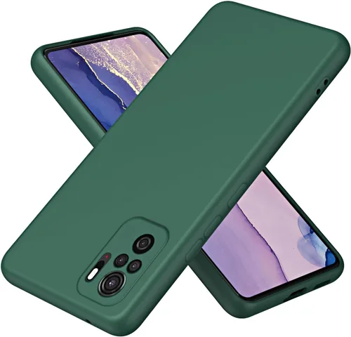 Vista 11 de ZORSOME Funda protectora trasera para Xiaomi Redmi Note 10 4G/Note 10S, color puro para Xiaomi Redmi Note 10 4G/Note 10S, protección de lentes, negro