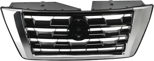 Vista 48 de Garage-Pro Conjunto de Parrilla Frontal para Nissan Frontier 1998-2000, Cáscara Cromada, Inserción Negra, Accesorios Nissan Frontier, NI1200183
