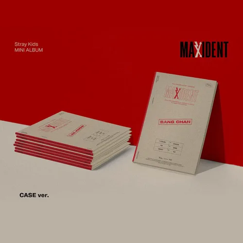 Vista 2 de Stray Kids - Mini álbum [MAXIDENT] (CASE Ver. / CHANGBIN Ver.) Estuche de papel + libro de fotos + CD-R + papel de letras + tarjeta de fotos +