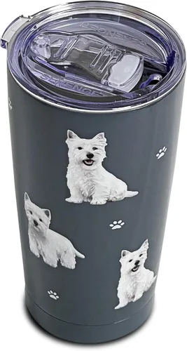Vista 22 de Vaso de pastor australiano SERENGETI de 16 oz. de acero inoxidable, vaso aislado al vacío con tapa a prueba de derrames