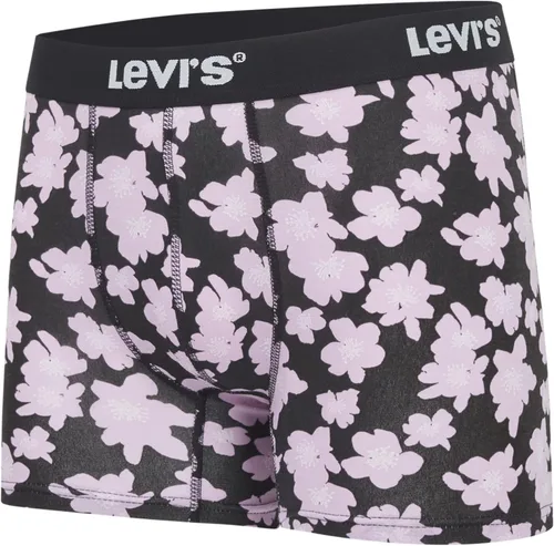 Vista 4 de Levi's Calzoncillos tipo bóxer transpirables y elásticos para hombre, paquete de 4