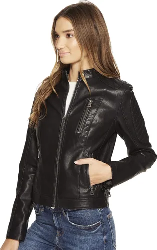 Vista 2 de Levi's Chaqueta de motocross de piel sintética para mujer (estándar y más)