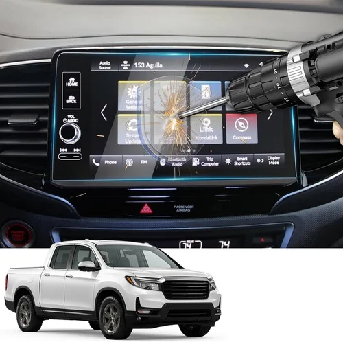 Vista 29 de Protector de pantalla de vidrio templado HD de 8 pulgadas Ridgeline 2020 para Ridgeline RT RTS Sport RTL RTL-T RTL-E de 8 pulgadas, protector