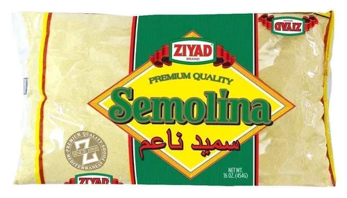 Vista 6 de Ziyad Trigo de Sémola Gruesa, Smeed, Harina de Sémola, Perfecto para Guisos, Sopas, Salsas, Hornear Panes, Galletas, Masa de Pizza con Bajo