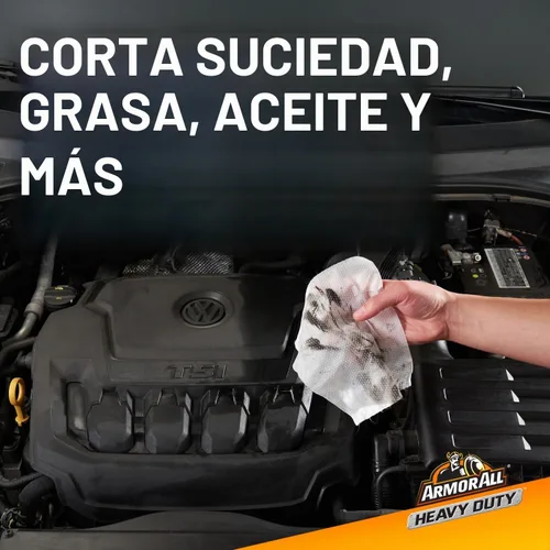 Vista 2 de Armor All - Toallitas de limpieza resistentes, Toallitas desechables para coche (75 unidades)