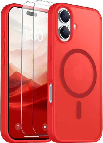 Vista 31 de SPIDERCASE Funda magnética translúcida diseñada para iPhone 11, con 2 protectores de pantalla de vidrio templado, antihuellas, para iPhone 11 de 6.1