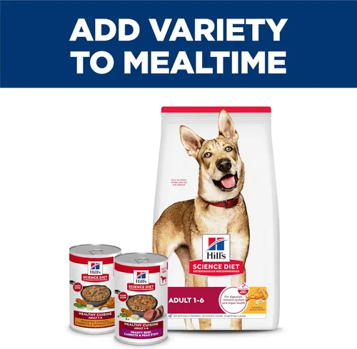 Vista 8 de Comida enlatada guisada dietética para perros Hill's Science, 12.5 onzas, paquete de 12, Adulto