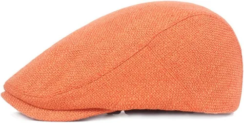 Vista 3 de Mujeres Hombres Simple Flat Cabbie Newsboy Ivy Hat Sun Beret Cap Duckbill Driving Hat