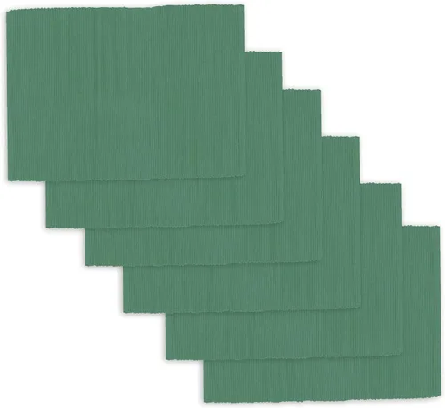Vista 20 de Juego de servilletas de dos tonos, verde bosque, 100% algodón, tamaño de servilleta de 18 x 18 pulgadas, adecuado para comidas formales, comidas