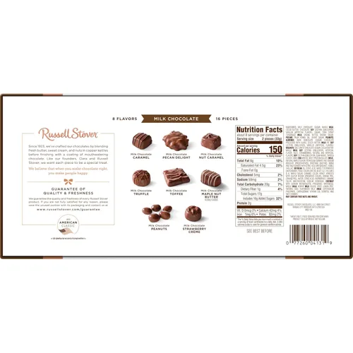 Vista 8 de Russell Stover Surtido de chocolate con leche caja de Bowline