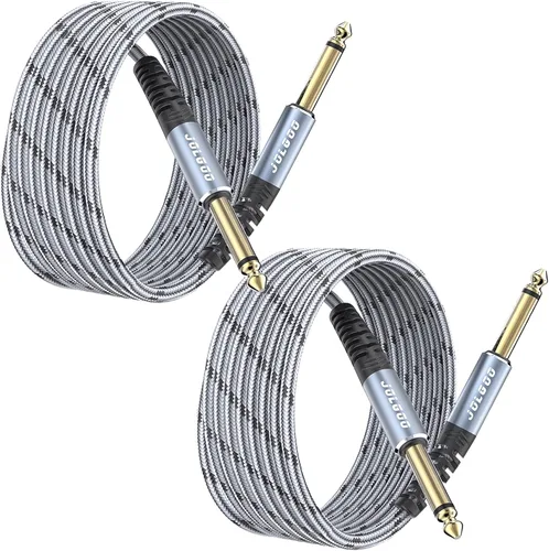 Vista 11 de JOLGOO Cable TRS de instrumento de 1/4 de pulgada de 3.3 pies, paquete de 2, cable de audio de un cuarto de pulgada, línea de interconexión
