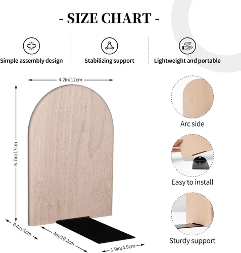 Vista 2 de Sujetalibros decorativos de árbol verde para estantes, soporte para libros pesados, organizador antideslizante para escritorio para habitación