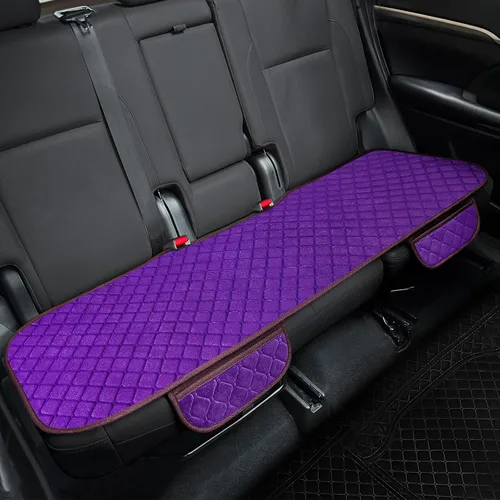 Vista 12 de surpassme Fundas de Asiento de Coche Cómodas Fundas de Asiento Delantero Universales para Accesorios de Automóvil, Fundas Interiores Acolchadas
