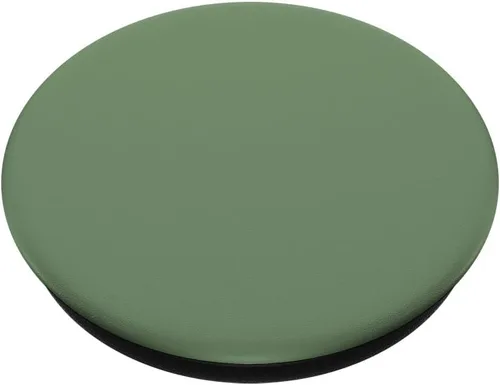 Vista 2 de PopSockets Grip y soporte para teléfonos y tabletas color verde oliva mate