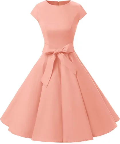 Vista 104 de Dressystar - Vestidos clásicos de fiesta con mangas casquillo, estilo Rockabilly y retro de la década de 1950