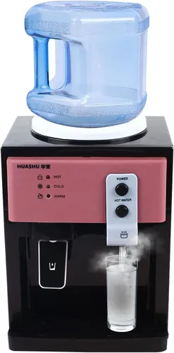 Vista 11 de Dispensador de agua de encimera de carga superior para botella de 5 galones, dispensador de enfriador de agua fría y caliente, máquina eléctrica
