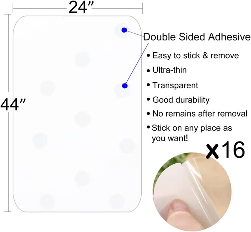 Vista 6 de In hand Protector transparente de arañazos para puerta de mascotas, protege tus muebles, cubierta flexible de lujo resistente