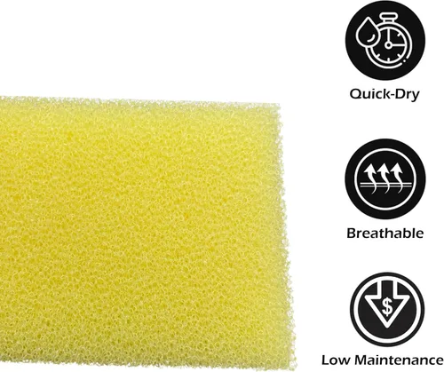 Vista 10 de FoamRush Espuma de tapicería de 1 x 22 pulgadas de ancho x 24 pulgadas de largo, espuma firme de alta densidad de apoyo suave