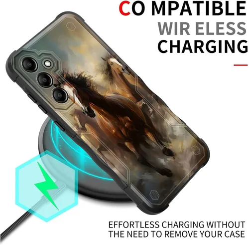Vista 689 de Funda para Galaxy A14 5G, [Doble Capa][Protección contra Caídas de Grado Militar de 10 Pies] [Antideslizante] Funda Resistente a Prueba de Golpes